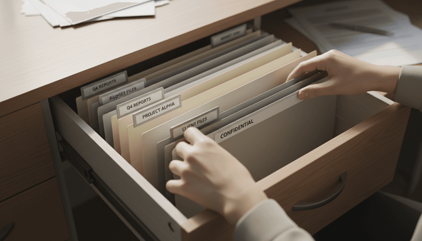 Careful handling and organization of sensitive estate documents