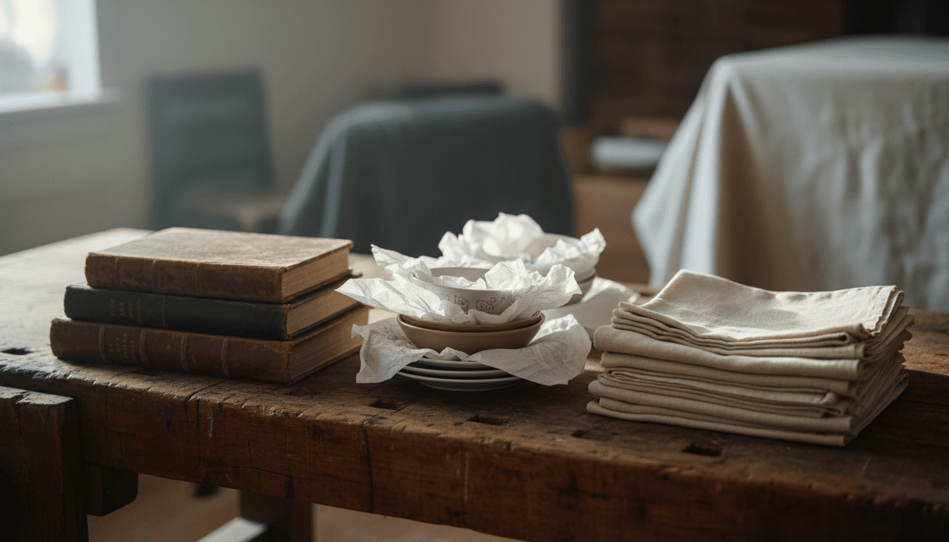 Careful sorting and handling of estate items with respect